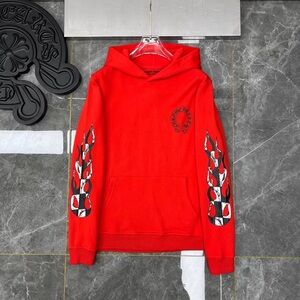Chrome Hearts Red Graphic Hoodie